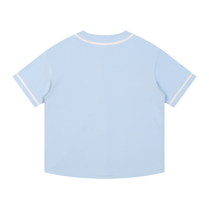 Contrast Piped Button-Up Jersey D o n e s t a t e