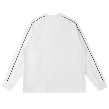 Contrast Panel Raglan Sweatshirt D o n e s t a t e