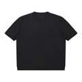 Cotton Knit Short Sleeve Henley T-Shirt