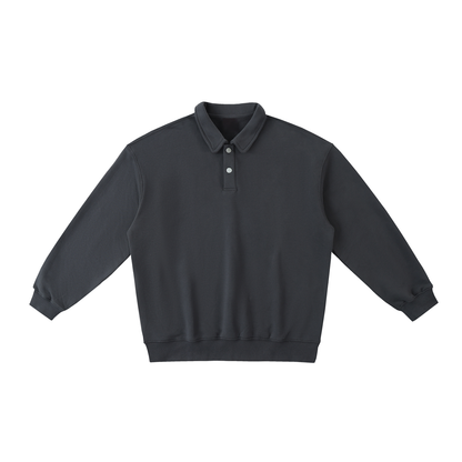 Heavyweight Polo-Collar Sweatshirt D o n e s t a t e