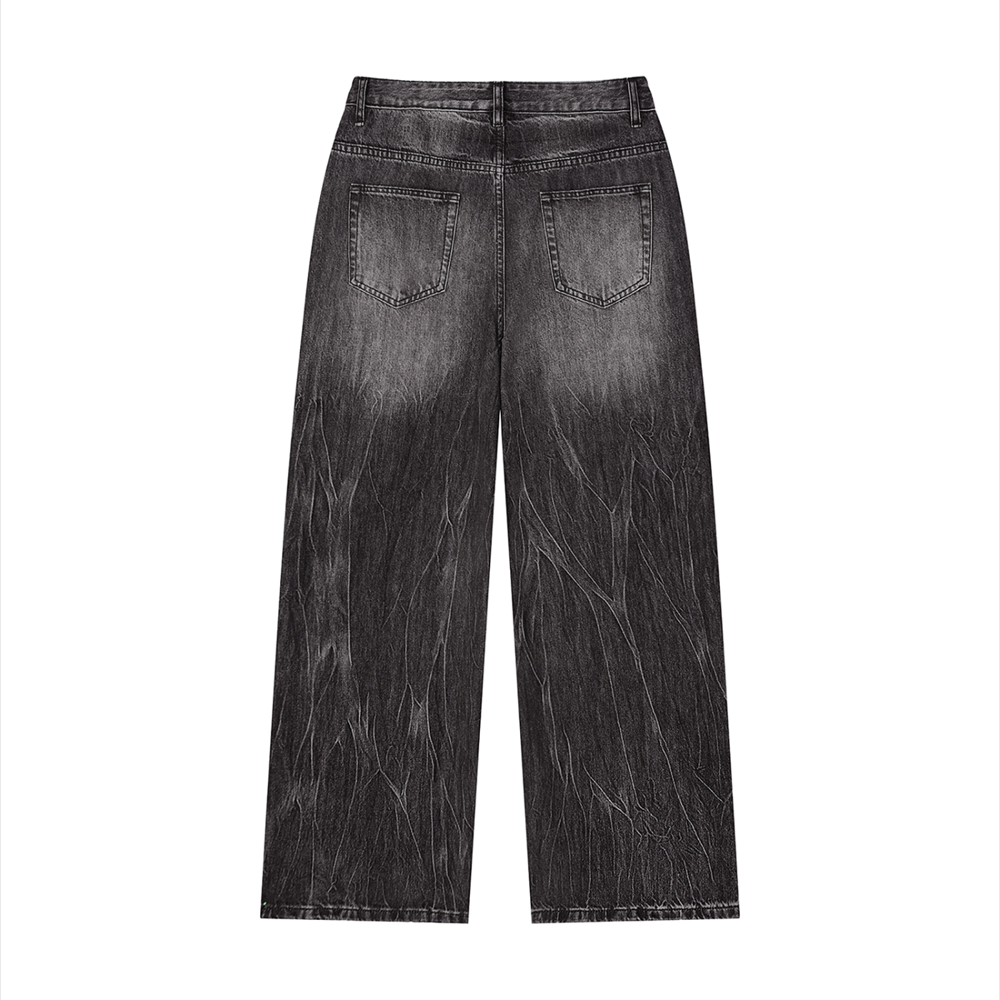 Men’s Vintage Wash Wide Leg Jeans ODMPOD