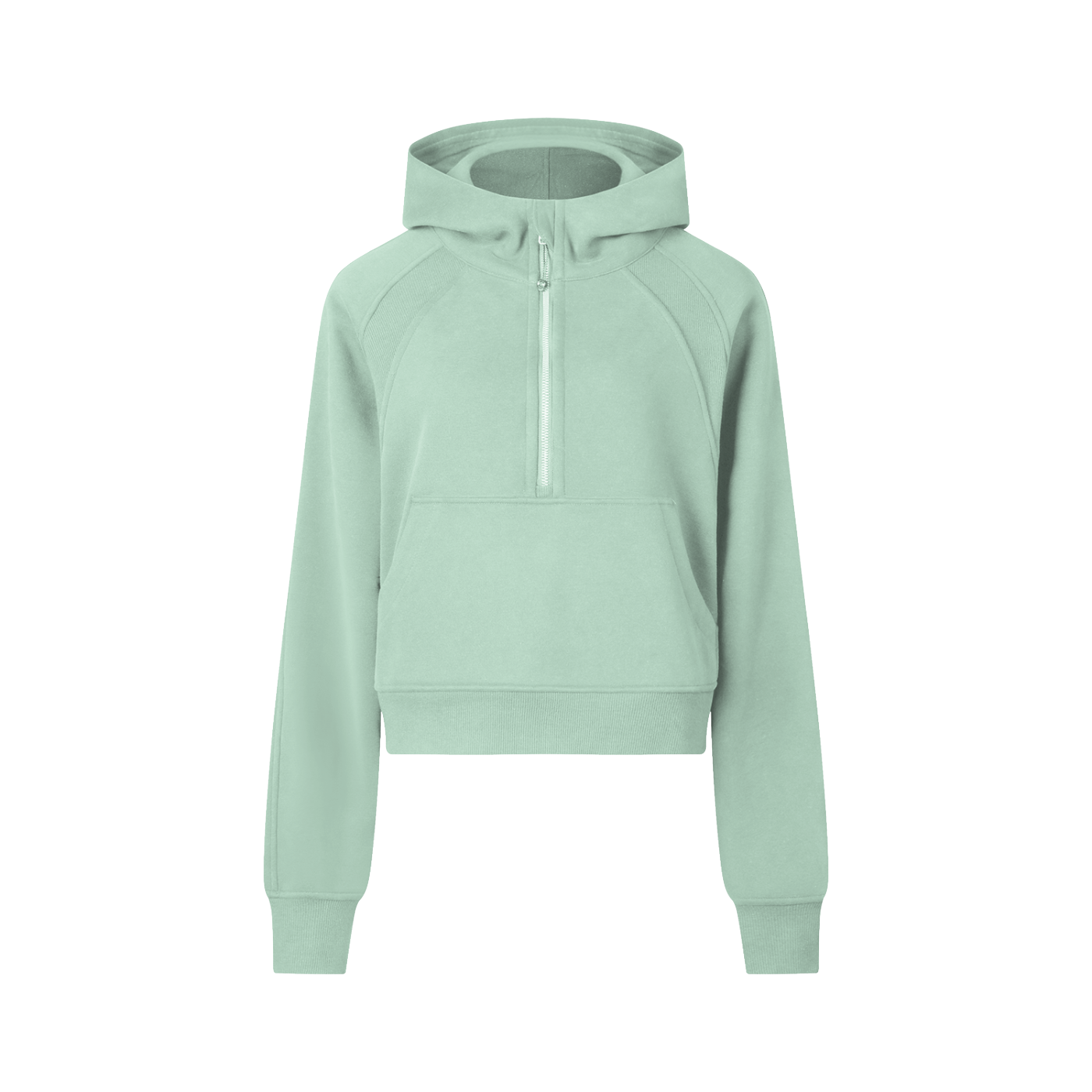 Cropped Half-Zip Hoodie D o n e s t a t e