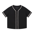 Contrast Piped Button-Up Jersey