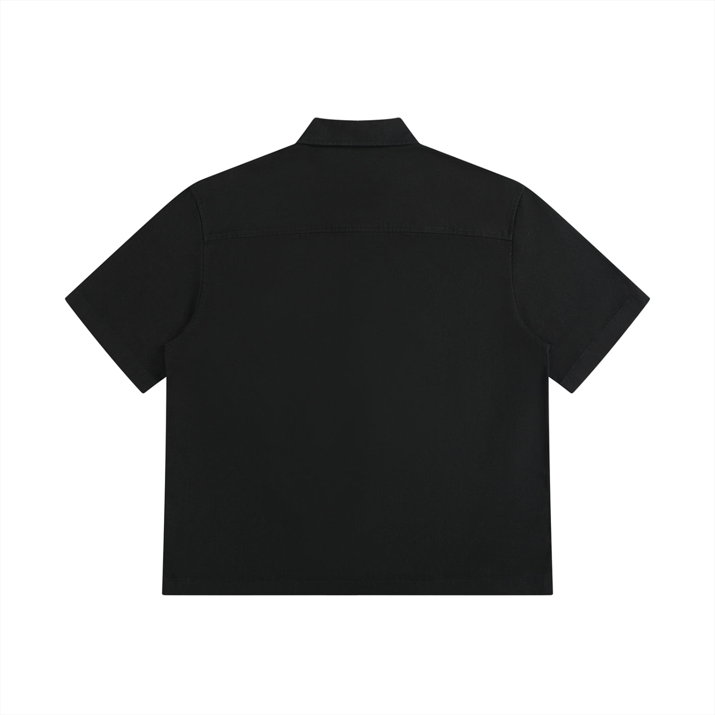 Unisex Boxy Patch Pocket Short Sleeve Shirt