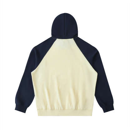 Color-Block Raglan Sleeve Hoodie D o n e s t a t e