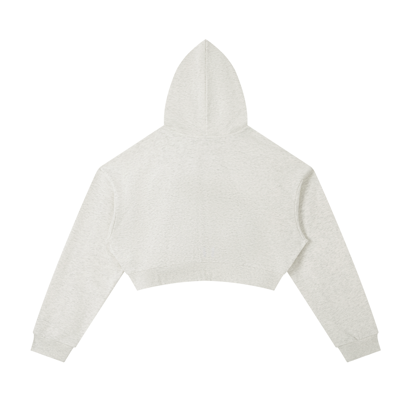 Essential Cropped Zip-Up Hoodie D o n e s t a t e