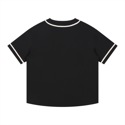 Contrast Piped Button-Up Jersey D o n e s t a t e