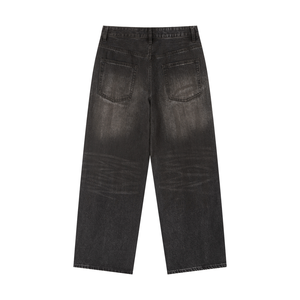 Vintage Wash Heavyweight Denim Jeans - D o n e s t a t e