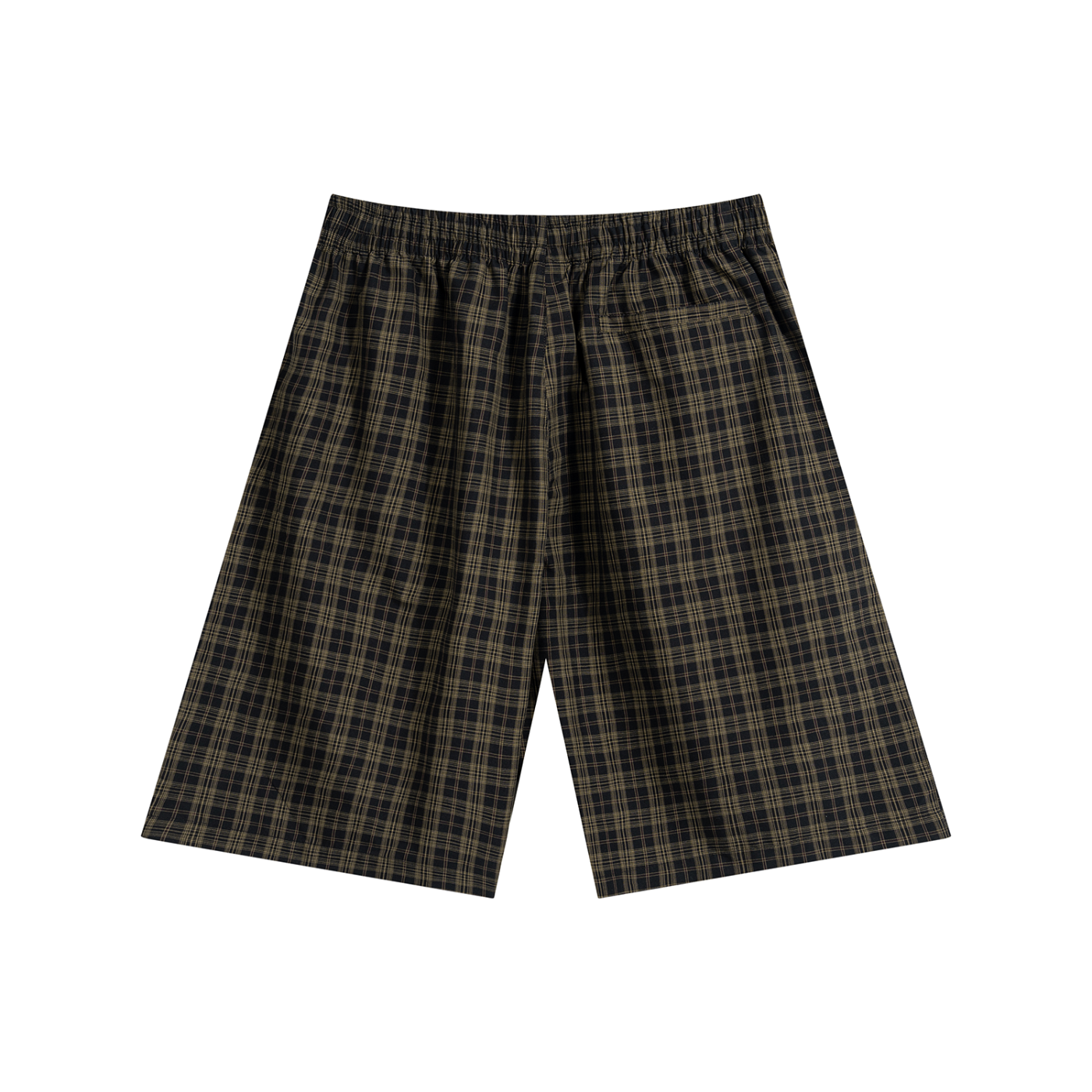 Unisex Plaid Wide Leg Shorts ODMPOD