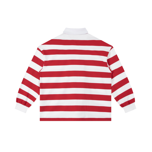 Color Block Stripe Polo Shirt ODMPOD