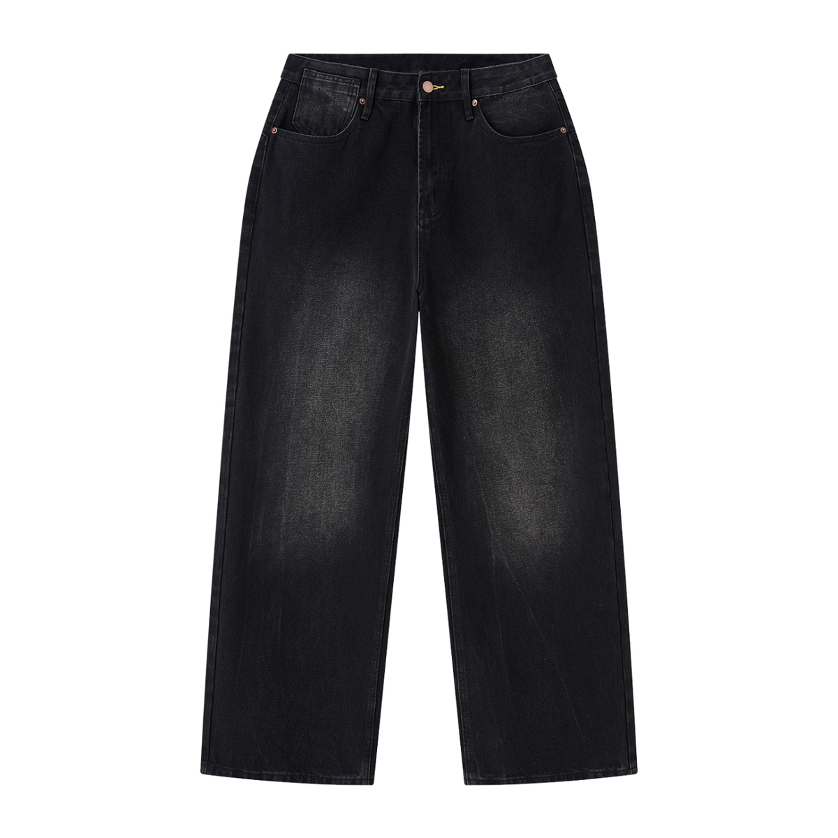 Men's Vintage Wash Wide Leg Jeans ODMPOD