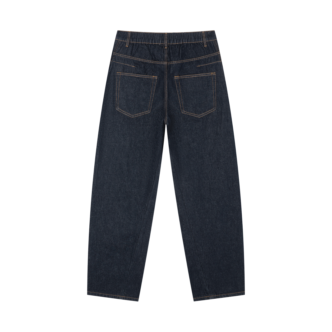 Men's Vintage Wash Barrel Leg Jeans ODMPOD