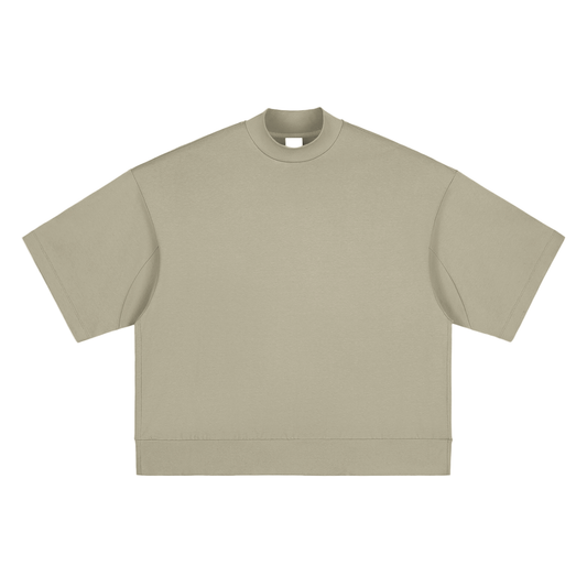 Heavyweight Oversized Mock Neck T-shirt ODMPOD