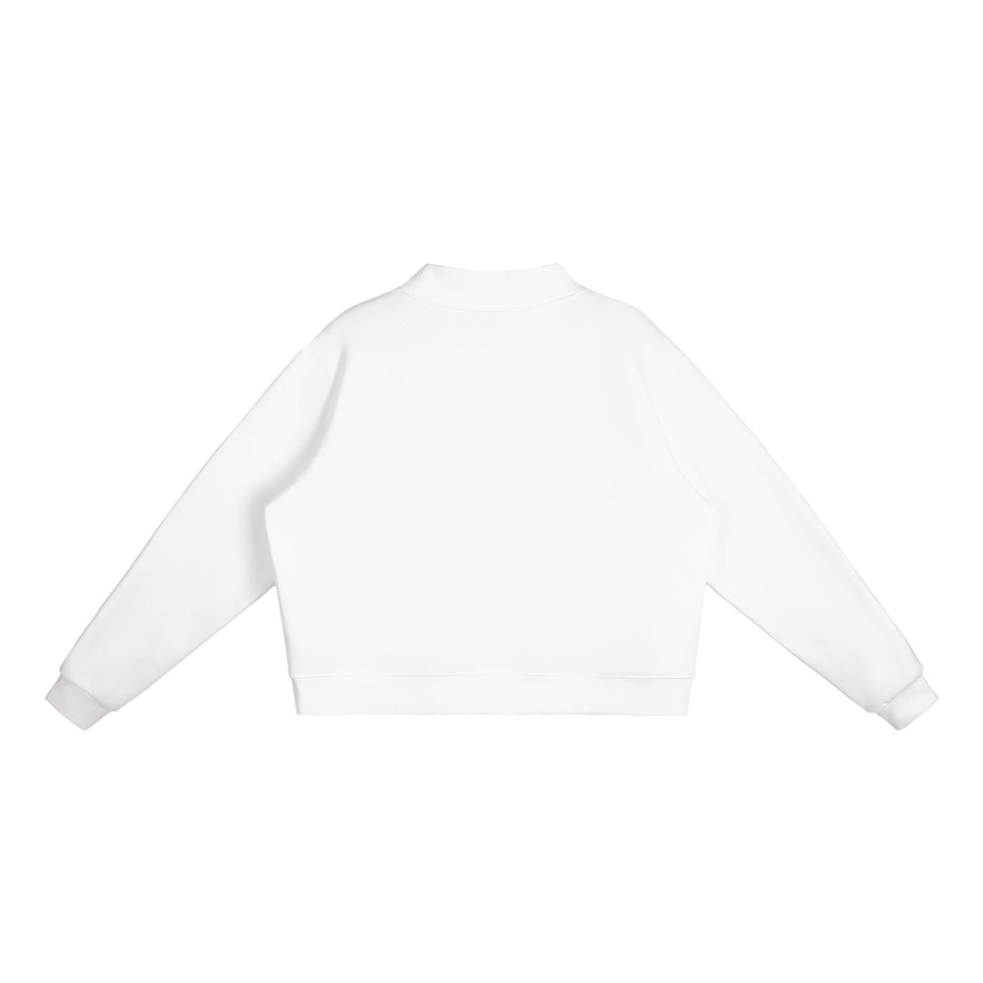 Essential Fleece Mock-Neck Crew Sweatshirt ODMPOD