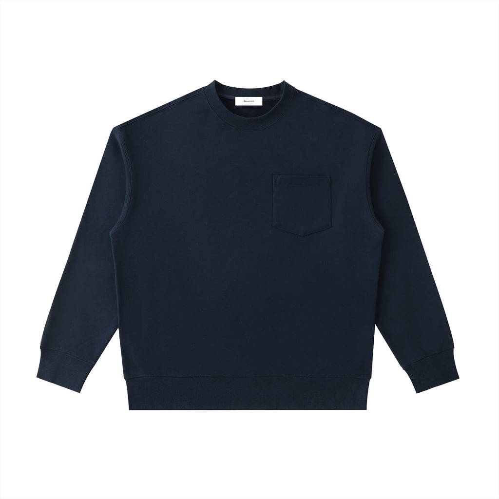 Heavyweight Patch Pocket Crewneck Sweatshirt ODMPOD