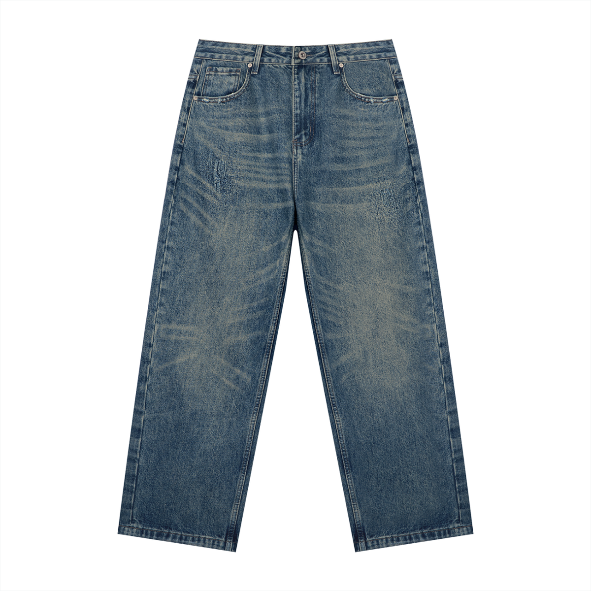 Men's Vintage Wash Denim Jeans ODMPOD