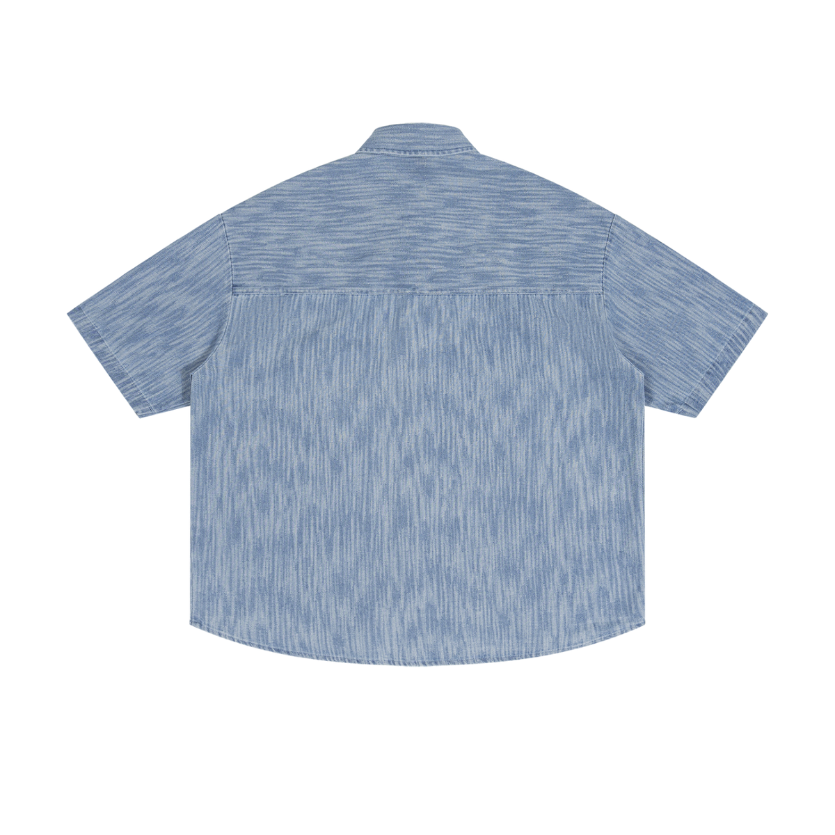 Unisex Boxy Vintage Wash Denim Shirt ODMPOD