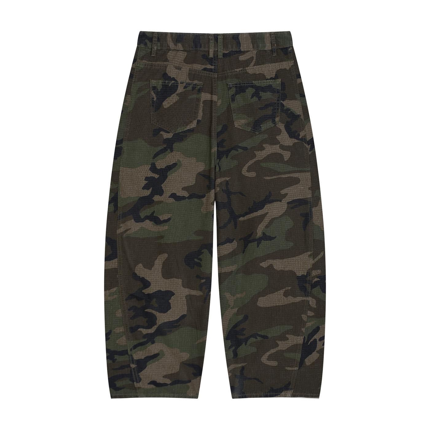 Men’s Camo Barrel Leg Cargo Pants ODMPOD