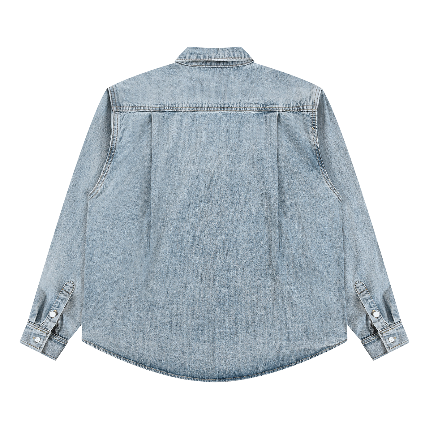 Unisex Vintage Wash Denim Shirt