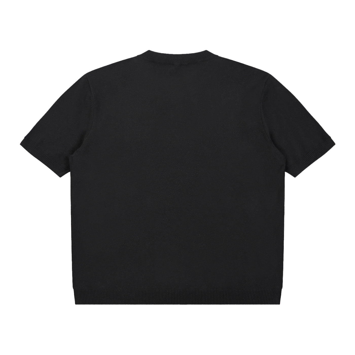 Cotton Knit Short Sleeve Henley T-Shirt