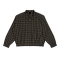 Unisex Plaid Full-Zip Track Jacket ODMPOD