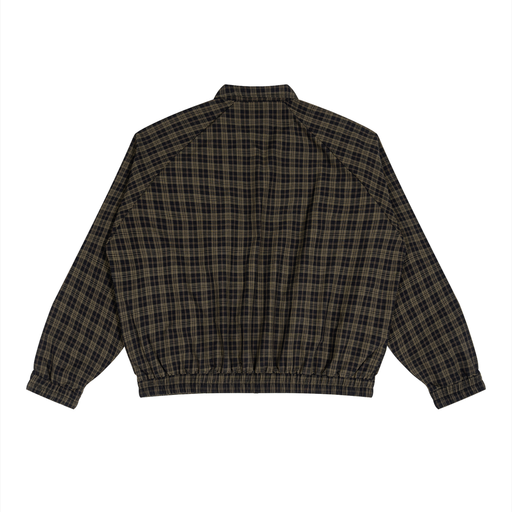 Unisex Plaid Full-Zip Track Jacket ODMPOD