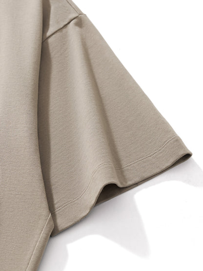 Heavyweight Oversized Mock Neck T-shirt ODMPOD