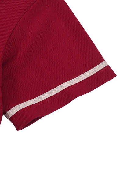 Contrast Piped Button-Up Jersey D o n e s t a t e