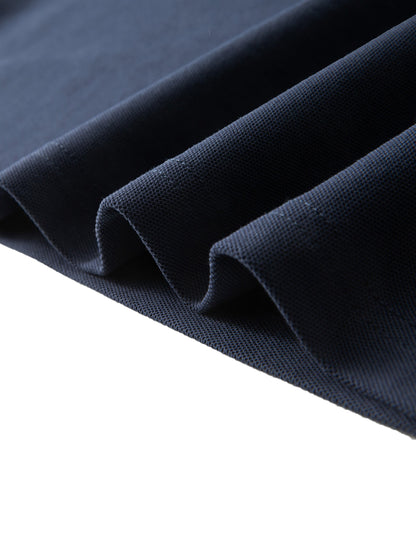 Contrast Collar Short-Sleeve Polo Shirt ODMPOD