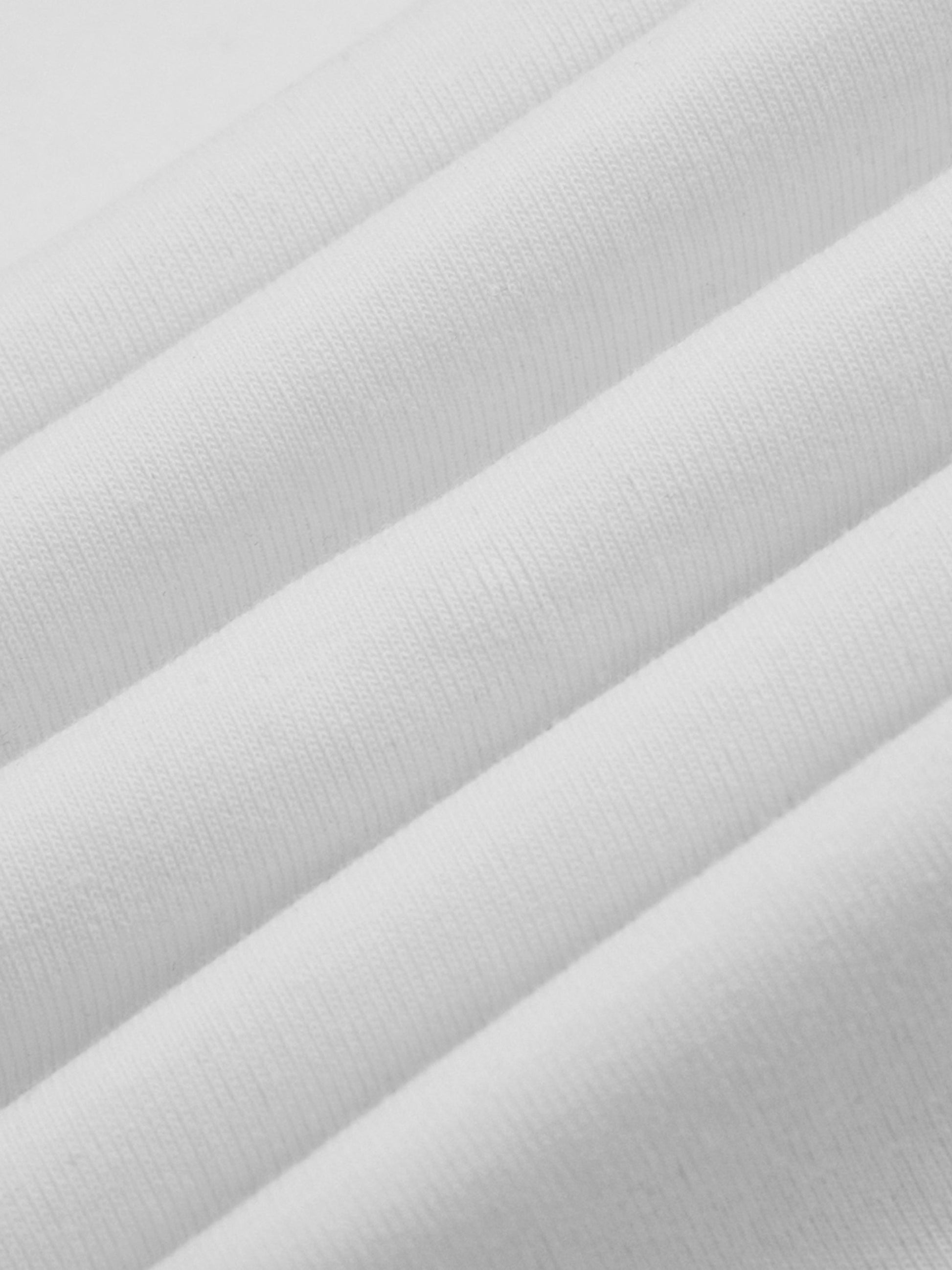 Contrast Edge Ribbed Crewneck T-Shirt D o n e s t a t e