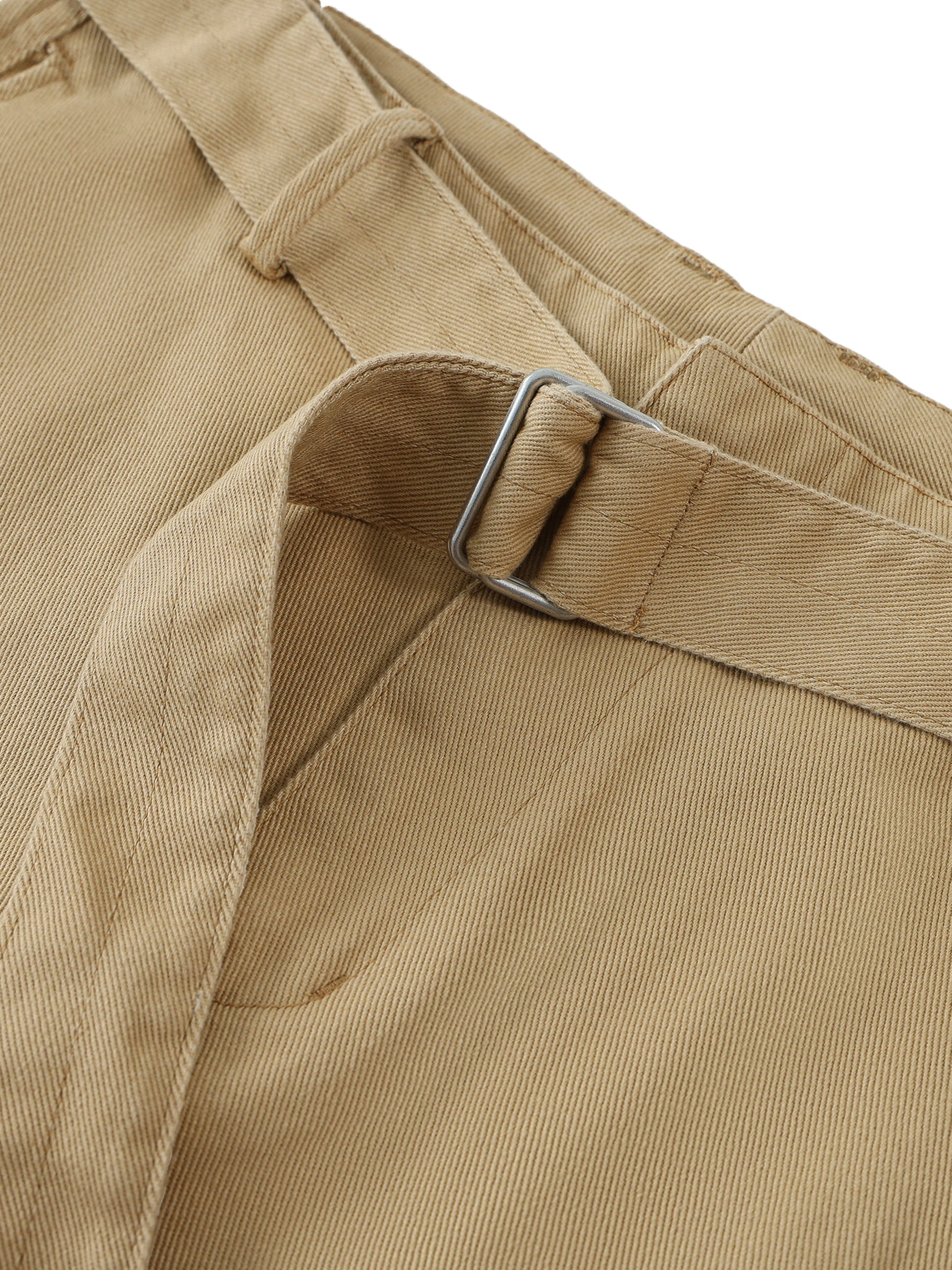 Belted Barrel-leg Chino Pants D o n e s t a t e