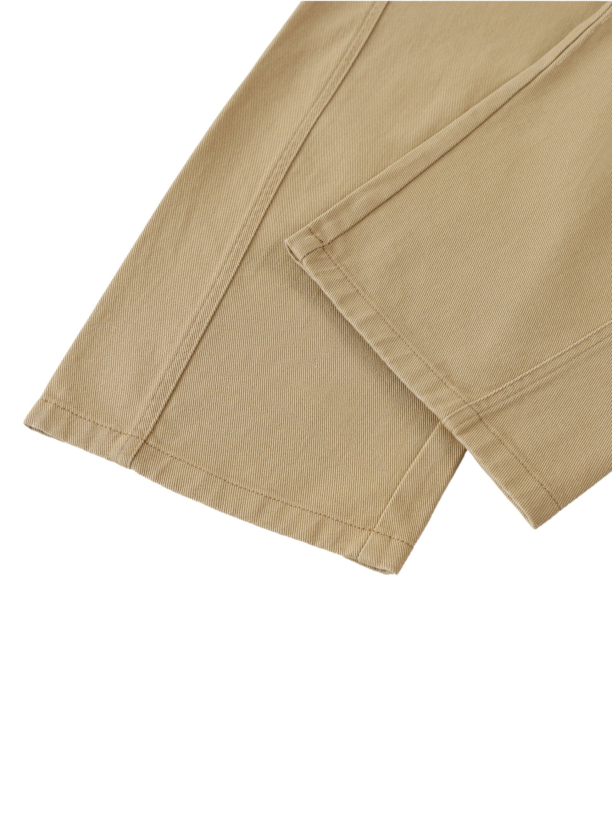 Belted Barrel-leg Chino Pants D o n e s t a t e