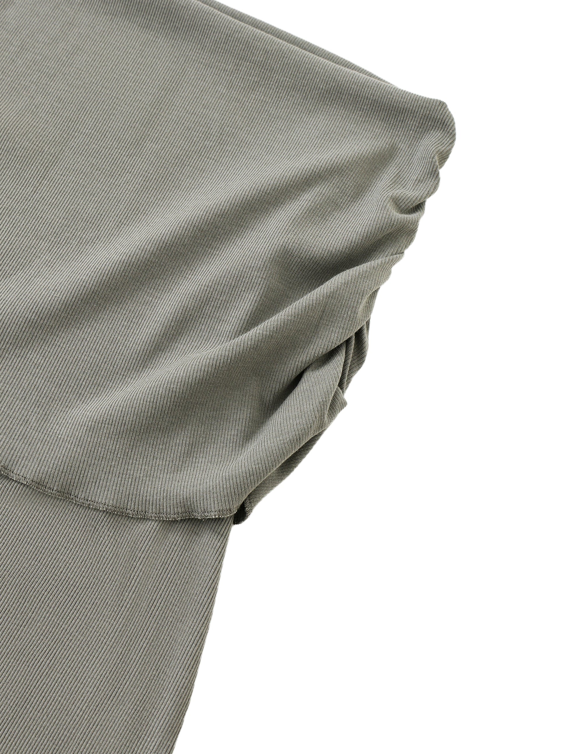 Dyed Washed Straight Hip-Hugging Slim Maxi Skirt D o n e s t a t e