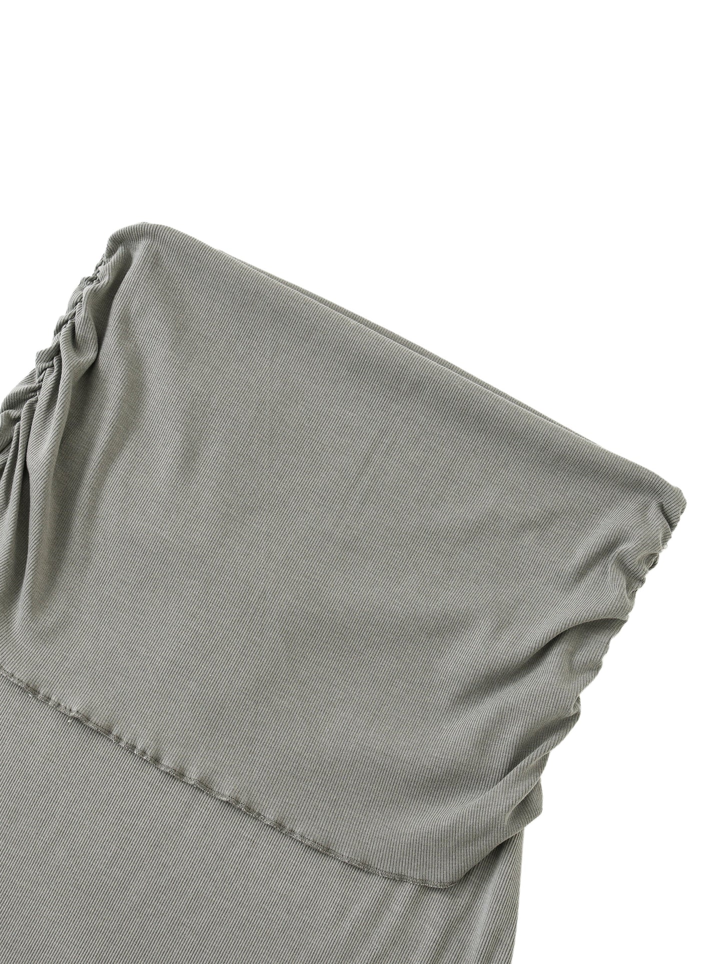 Dyed Washed Straight Hip-Hugging Slim Maxi Skirt D o n e s t a t e