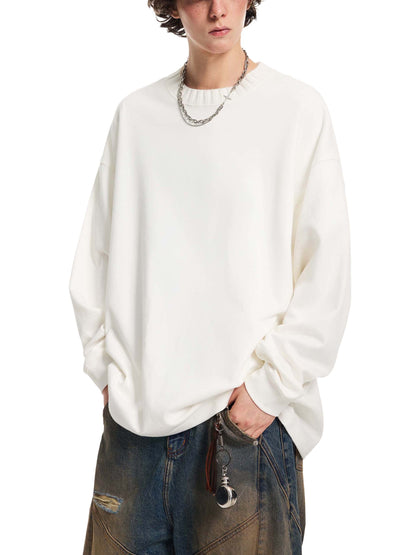 Knitted Round Neck Oversize Sweatshirt D o n e s t a t e