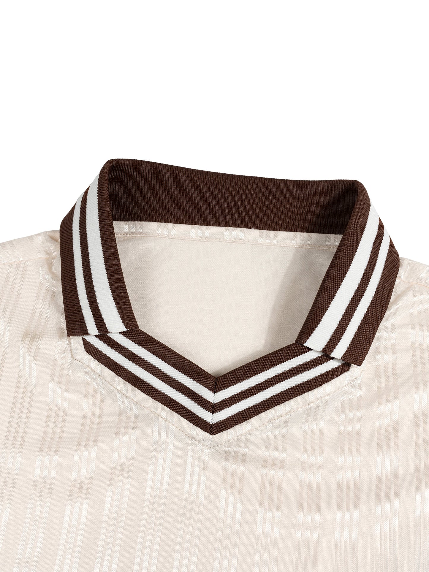Contrast Stripes Polo Collar T-Shirt D o n e s t a t e