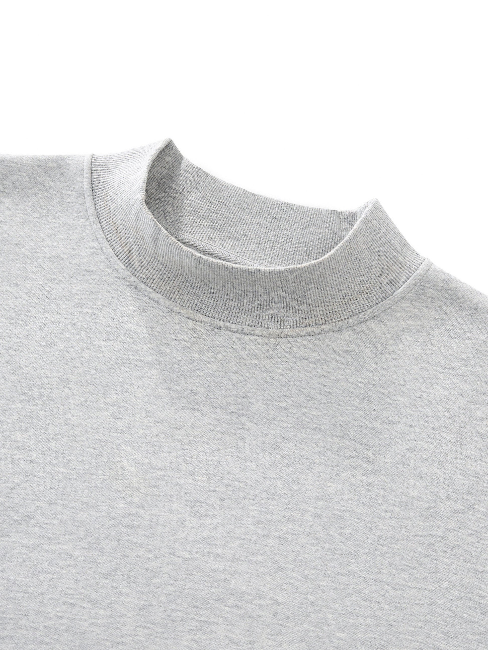 Essential Fleece Mock-Neck Crew Sweatshirt ODMPOD