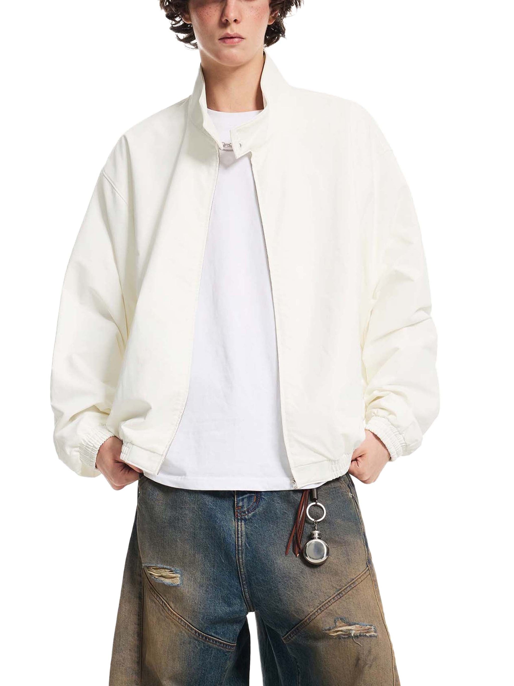 Stand Collar Bomber Jacket D o n e s t a t e