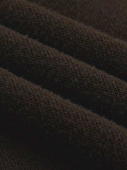 Sun Fade Raw Edge Quarter-Zip Sweatshirt D o n e s t a t e