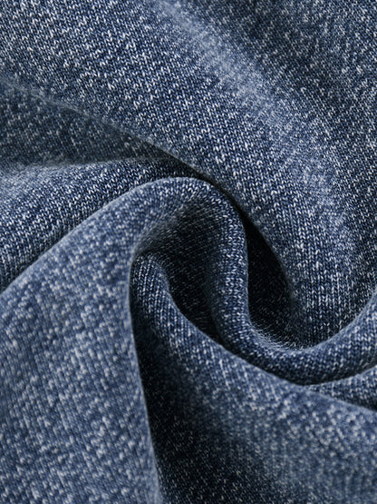 Snow Wash Oversized Zip-Up Hoodie D o n e s t a t e