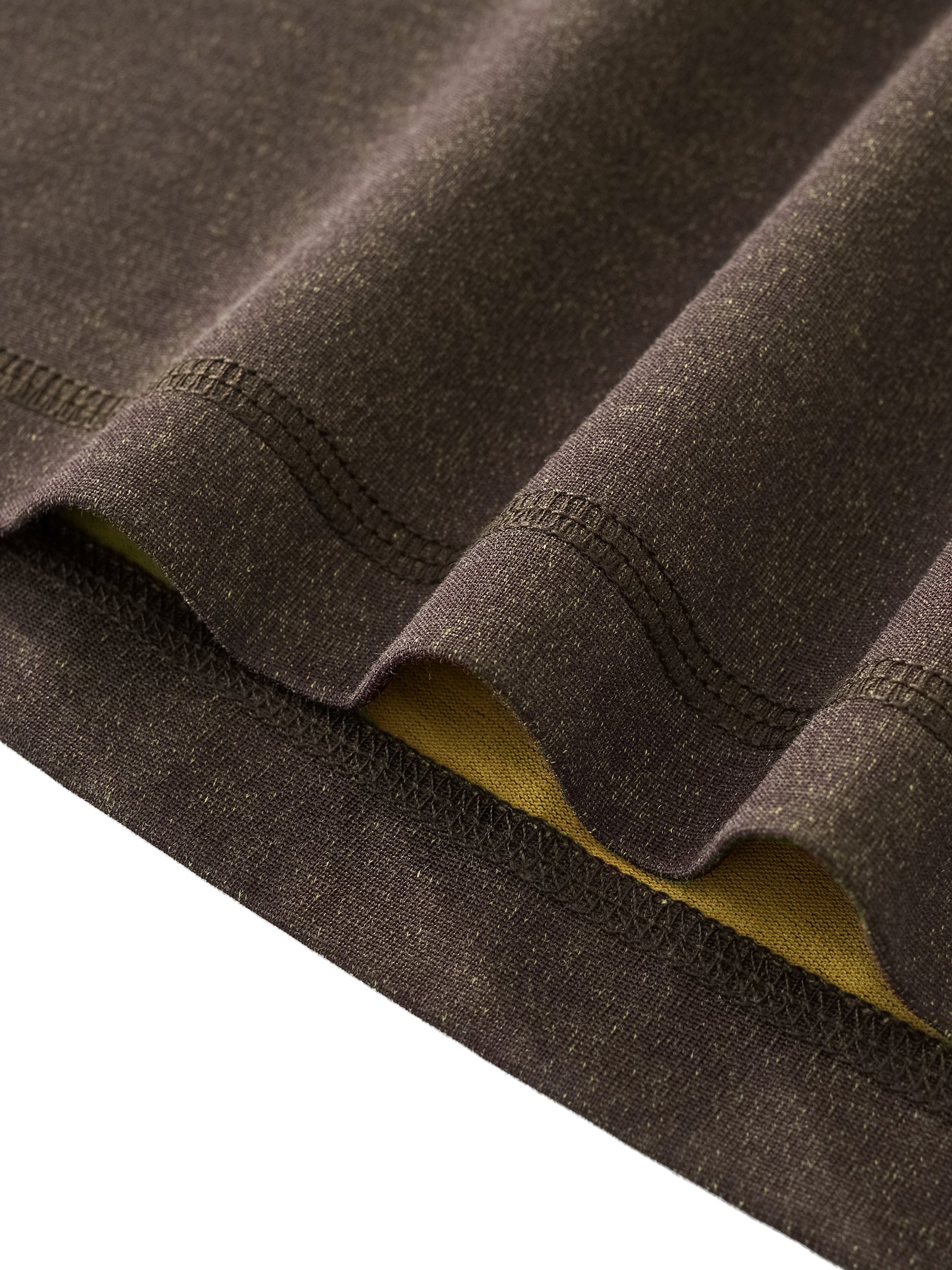 Contrast Cuff Cuffed T-Shirt D o n e s t a t e