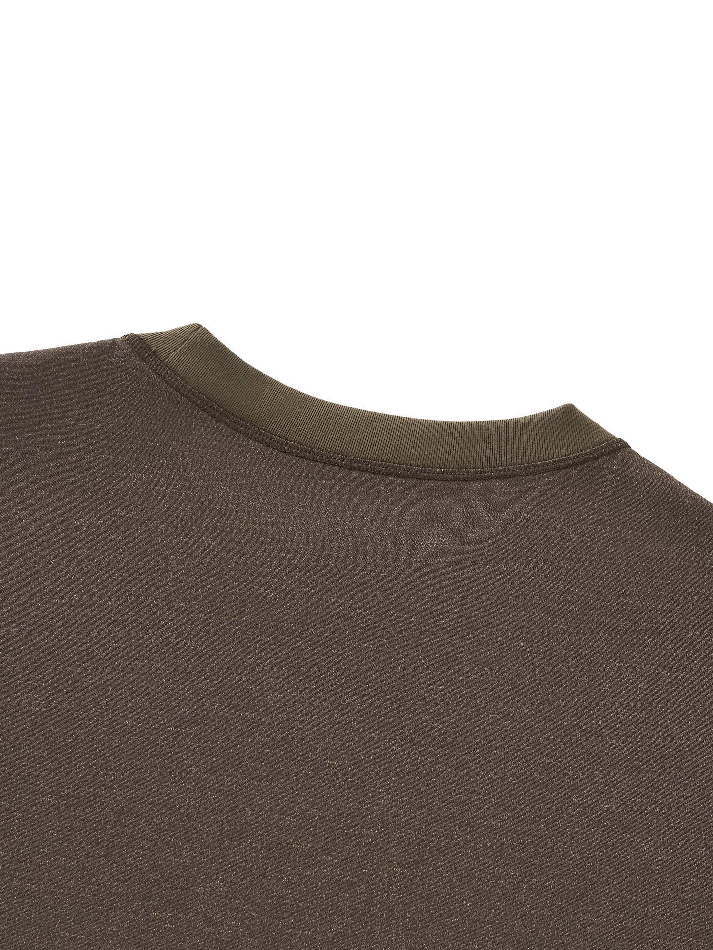 Contrast Cuff Cuffed T-Shirt D o n e s t a t e