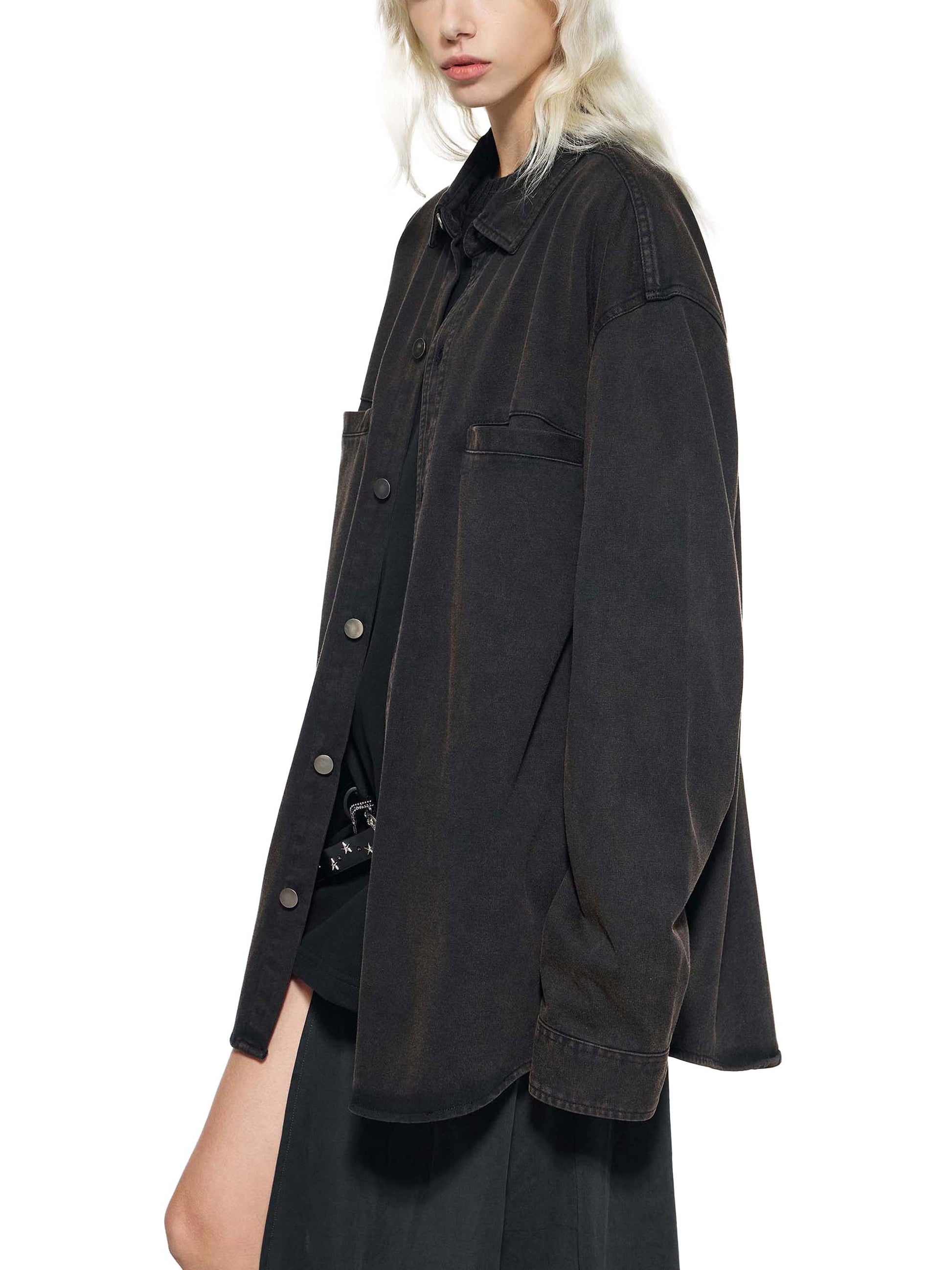 Denim Vintage Washed Heavyweight Jacket D o n e s t a t e