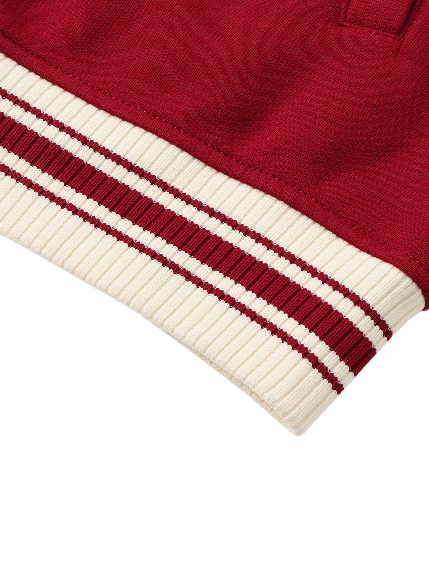 Contrast Raglan Sleeve Baseball Jacket D o n e s t a t e