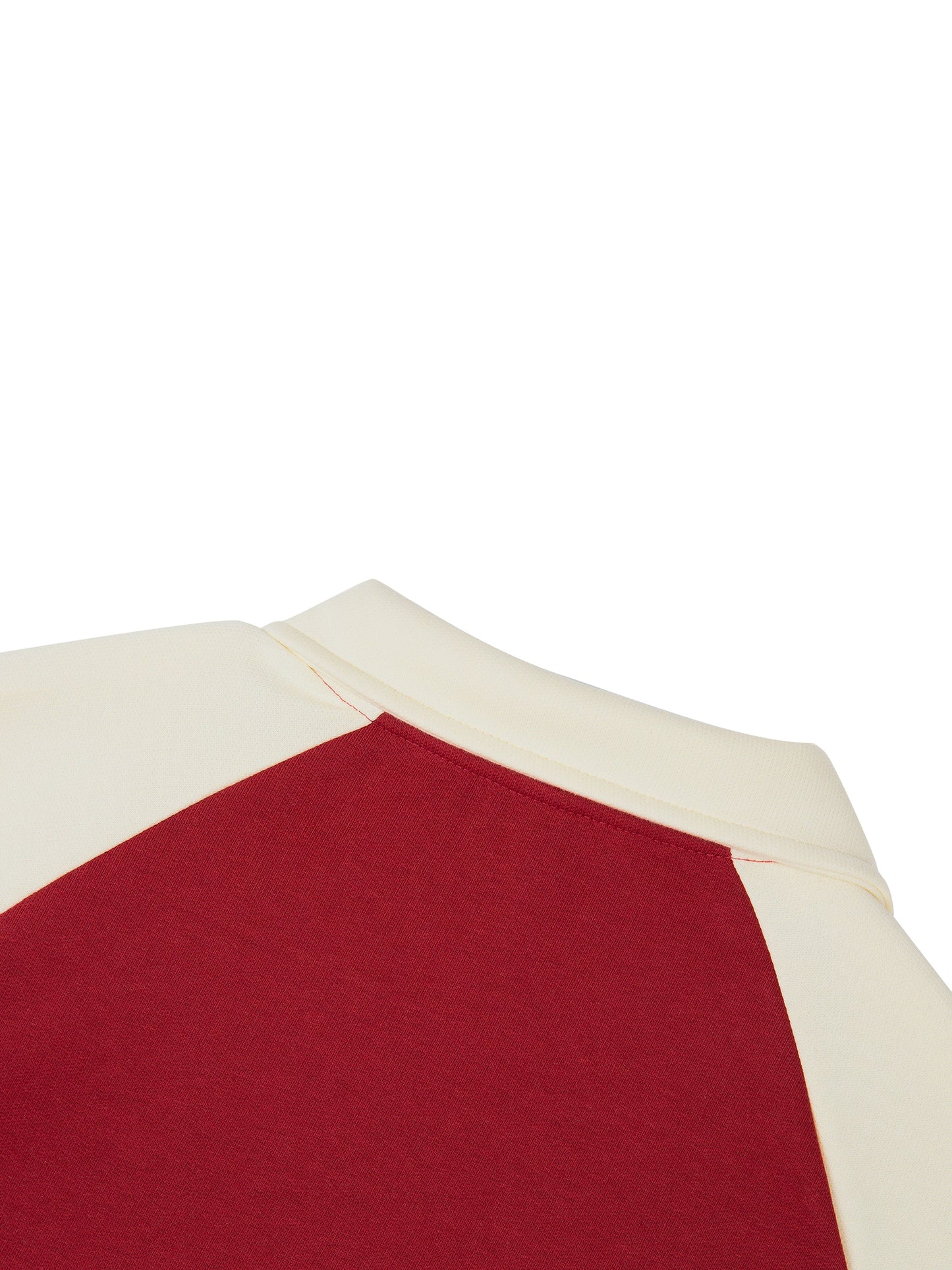 Contrast Raglan Sleeve Baseball Jacket D o n e s t a t e