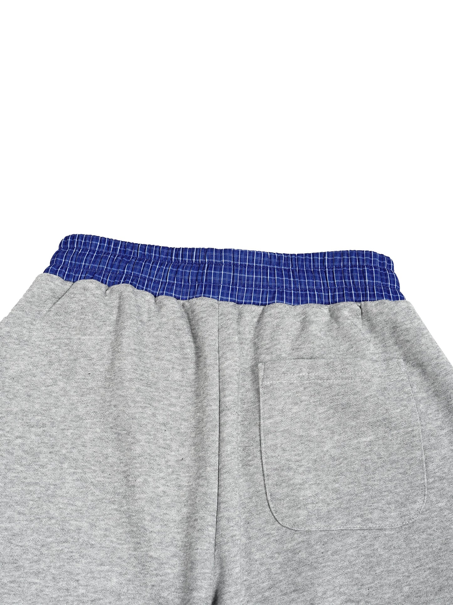 Plaid Waistband Barrel Sweatpants ODMPOD
