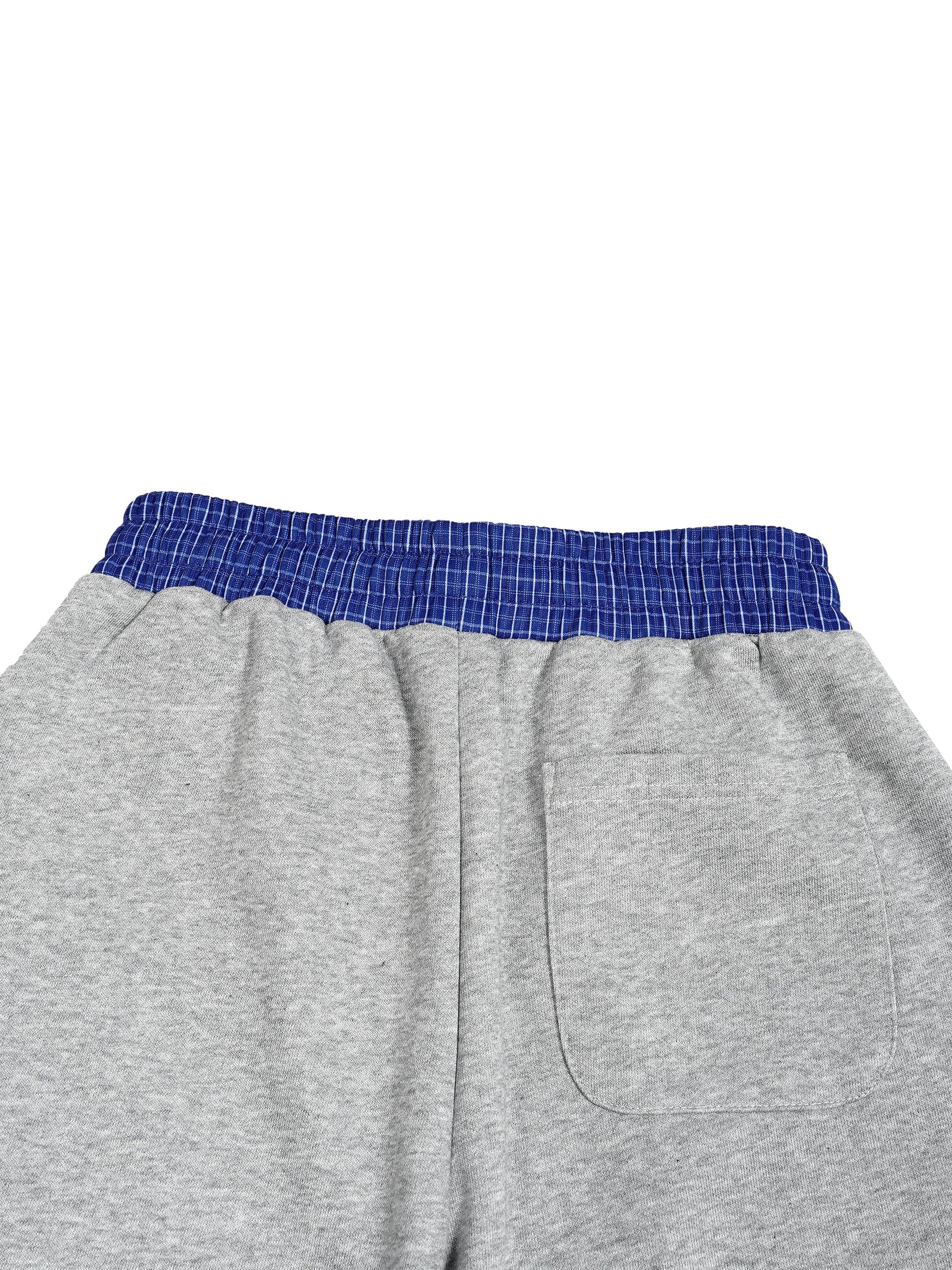 Plaid Waistband Barrel Sweatpants ODMPOD
