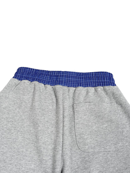 Plaid Waistband Barrel Sweatpants ODMPOD