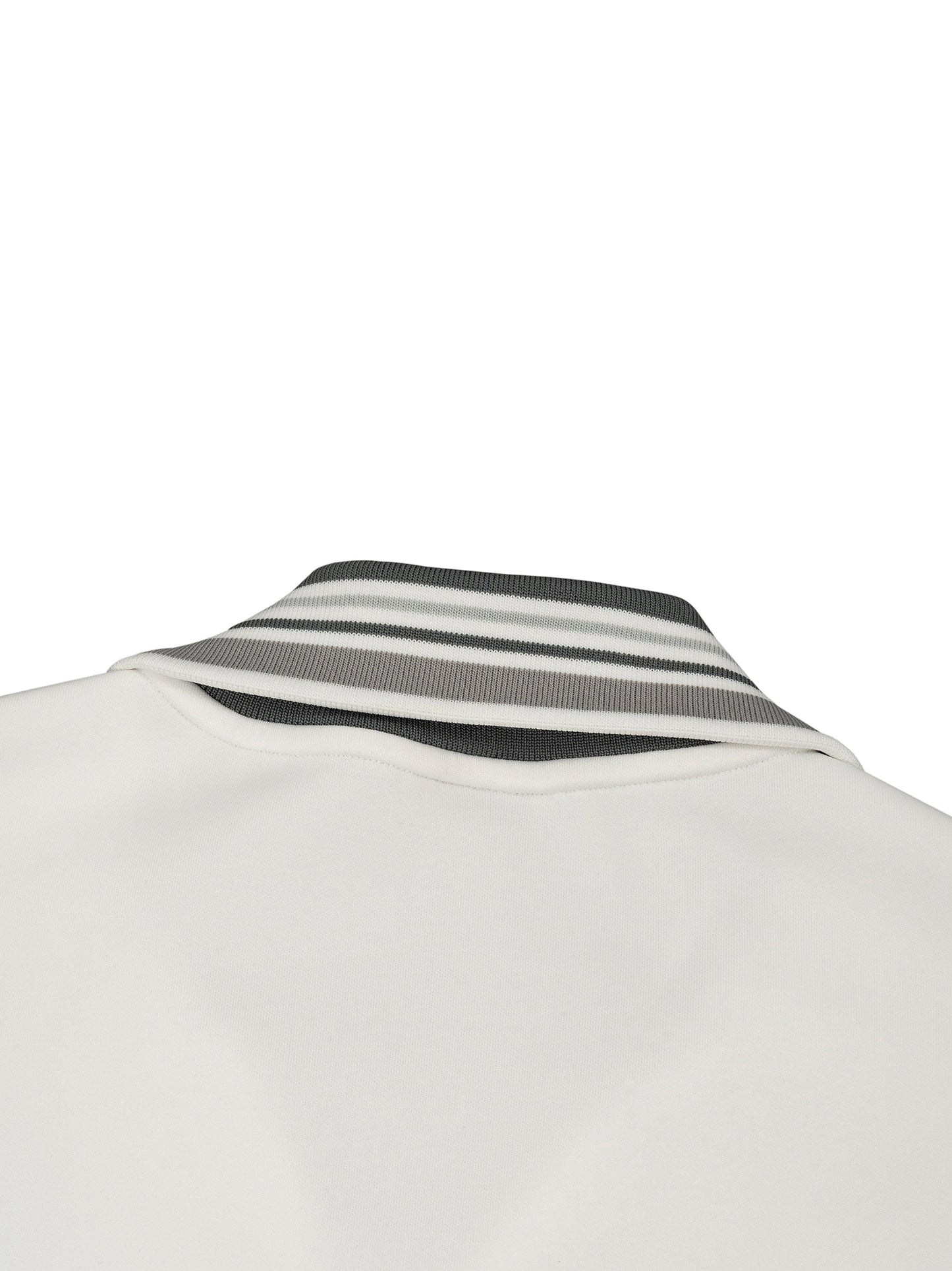 Striped Rib Collar Zip Jacket D o n e s t a t e