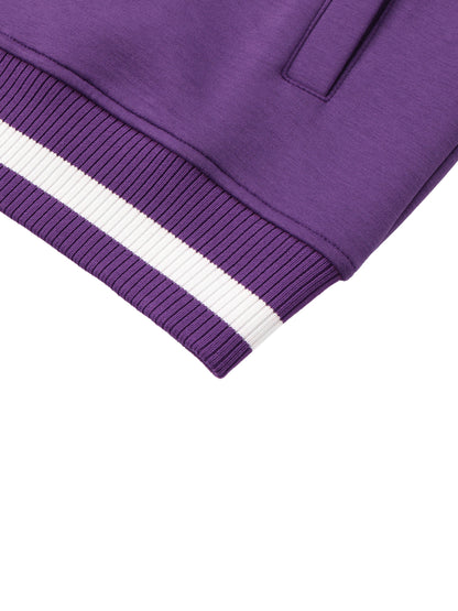 Contrast Piping Zip Bomber Jacket D o n e s t a t e